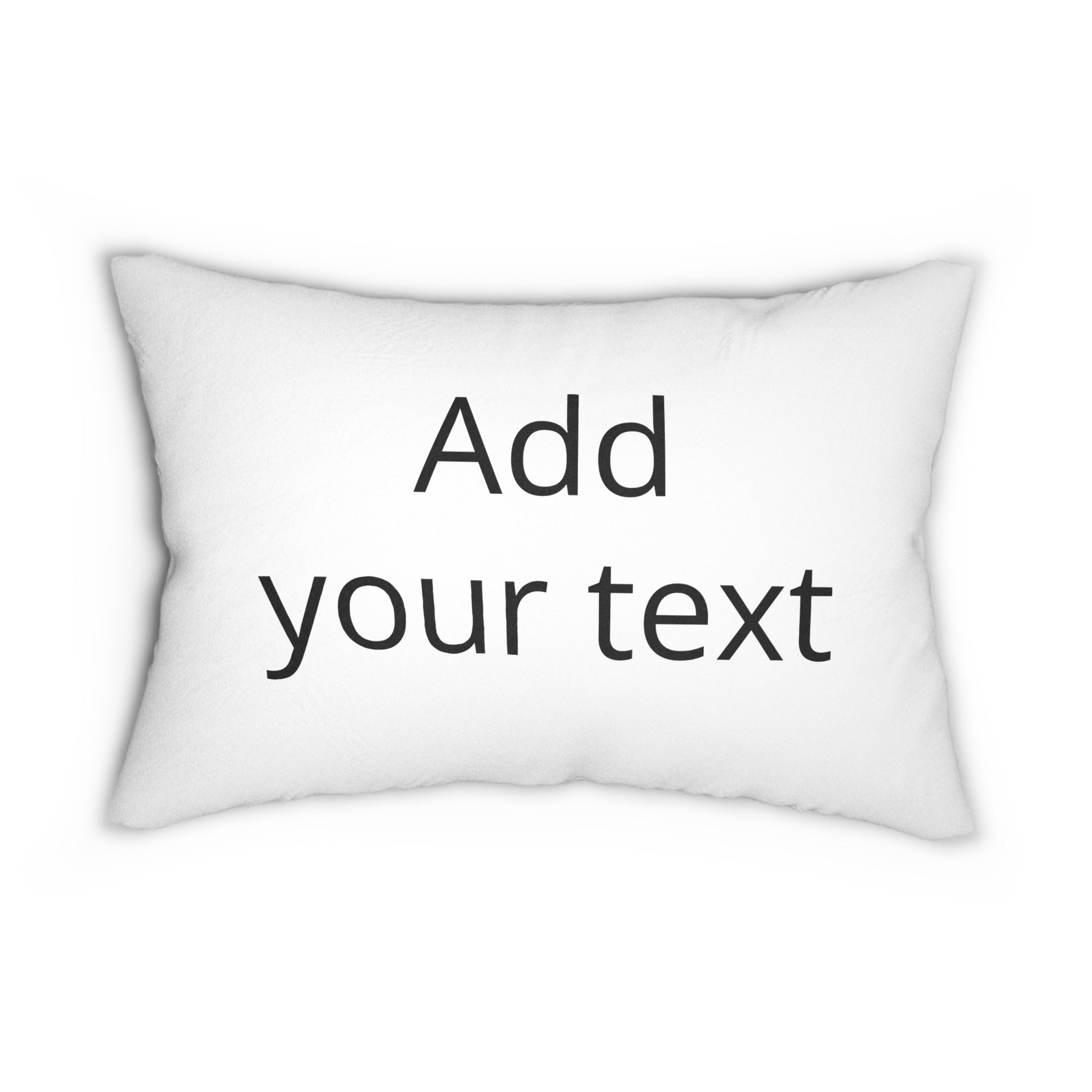 Custom Photo Lumbar Pillow — Personalized Family Picture Throw Pillow