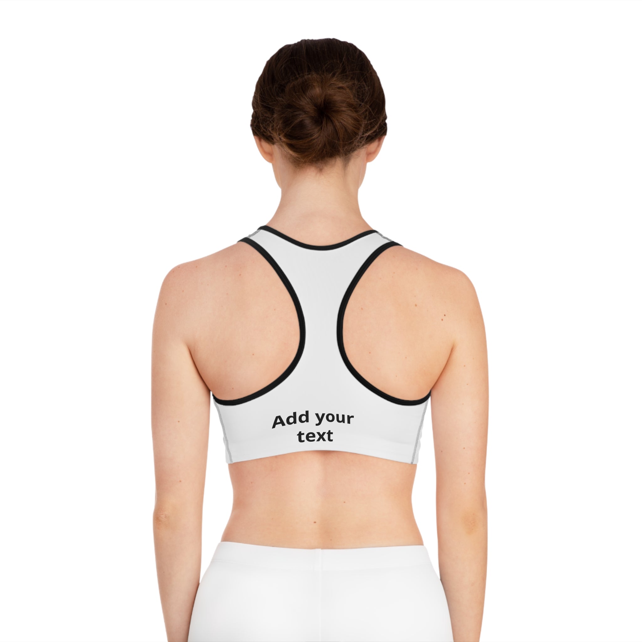 Customizable Sports Bra — 'Print it your way' Adjustable Activewear — Custom Fundraiser & Event Gear for Marathons & Nonprofits