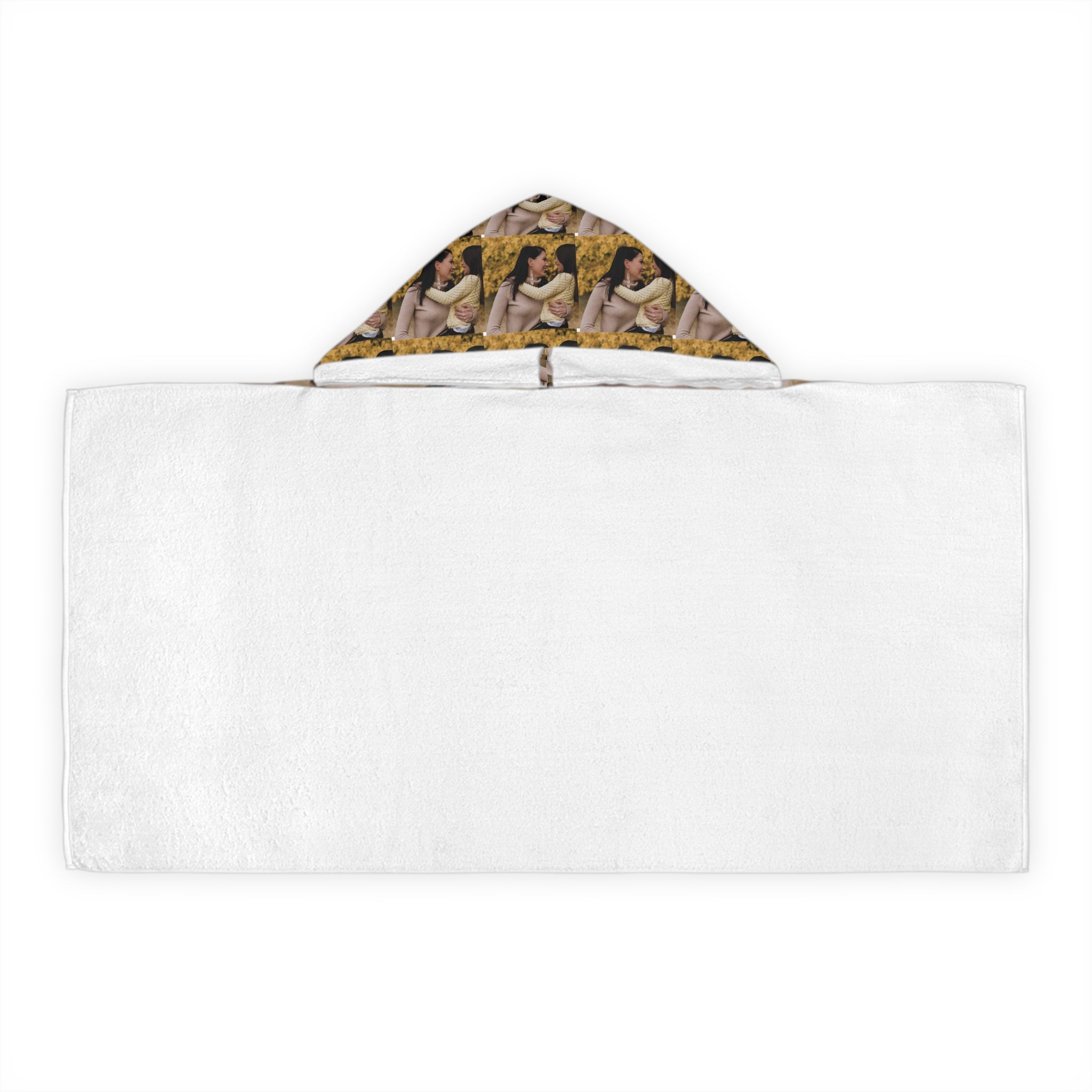 Personalized Kids Hooded Towel — Custom Photo Hooded Beach & Bath Towel for Youth