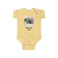 Personalized Infant Bodysuit - Custom Photo & Text Baby Onesie