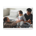 Family Photo Canvas Print — Stretched 0.75" Wall Art (Custom Photo)