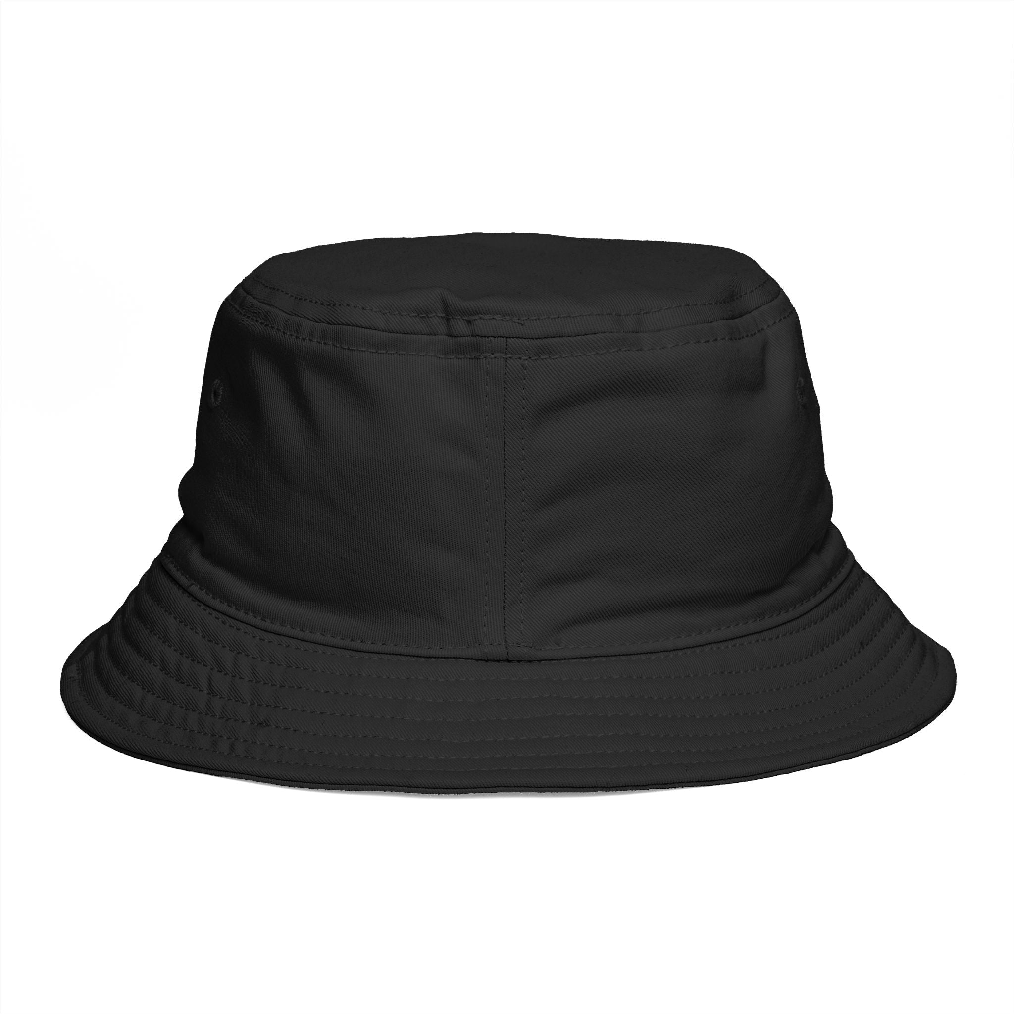 Custom Text Bucket Hat — Personalized Brown Sun Hat