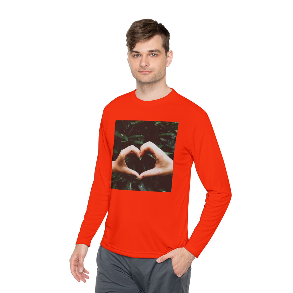 Long Sleeve Tee — Heart Hands Photo Print