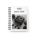 Photography Spiral Notebook — Customizable 'Add Your Text' Photo Journal for Photographers & Content Creators