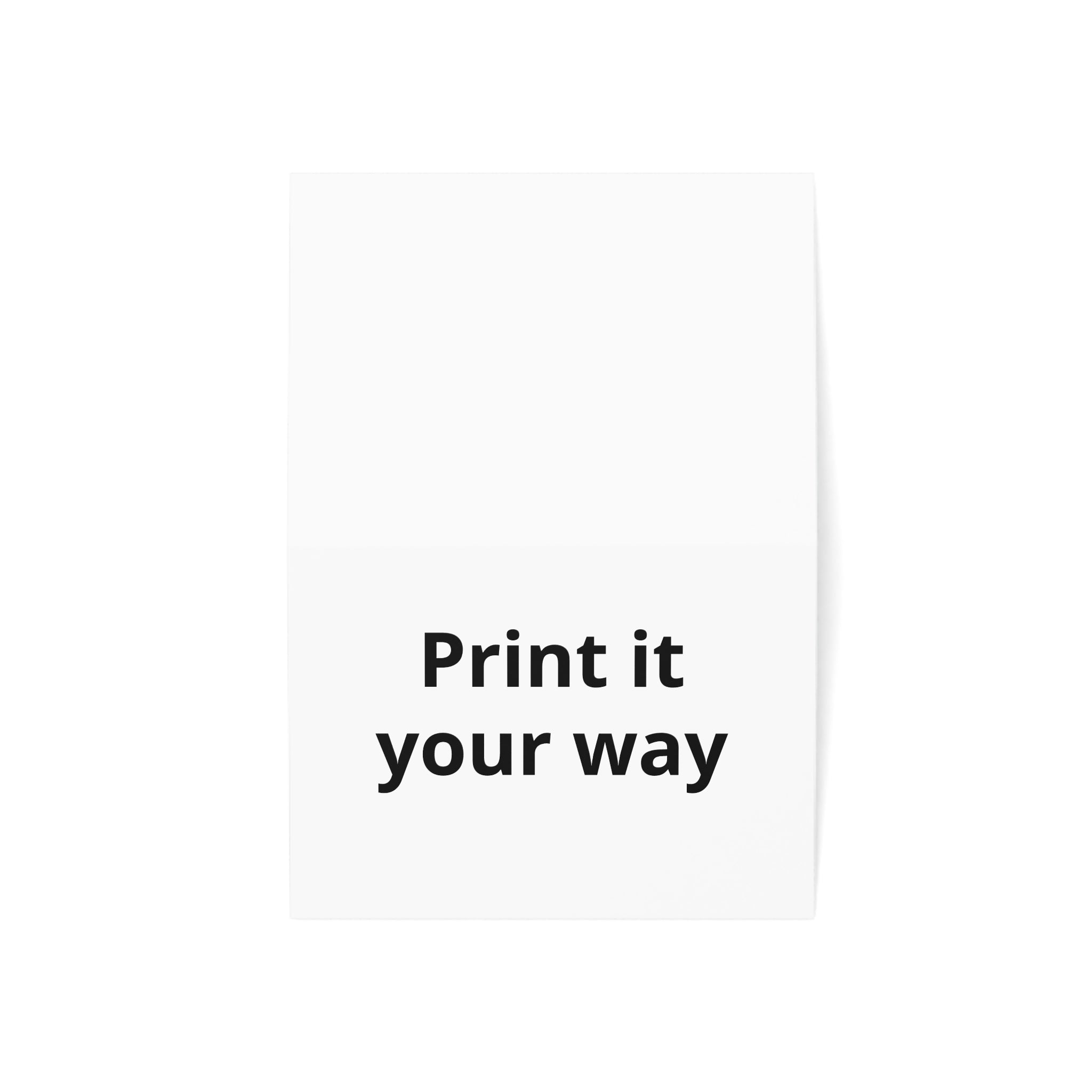 Custom Greeting Cards – Blank Folded Cards for Personalized Printing (1, 10, 30, 50 pcs)