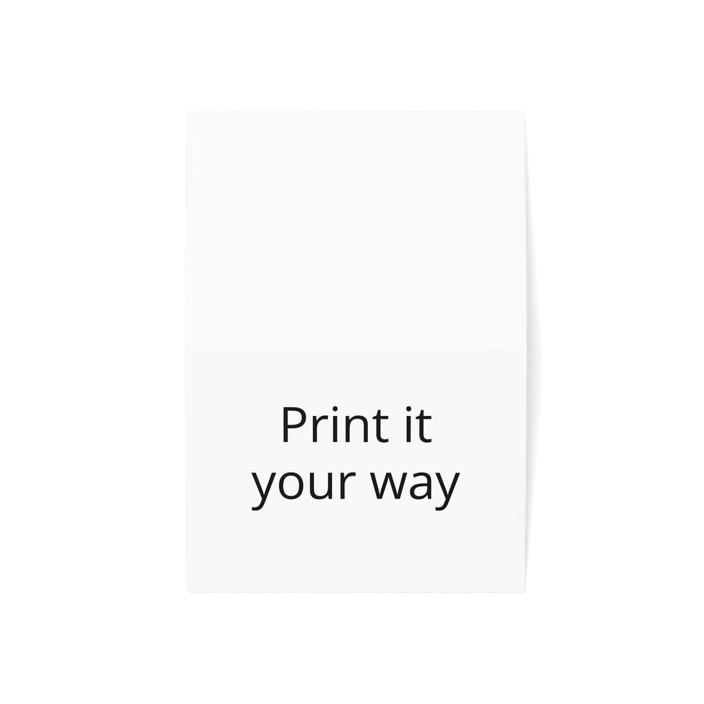 Custom Greeting Cards – Blank Folded Cards for Personalized Printing (1, 10, 30, 50 pcs)