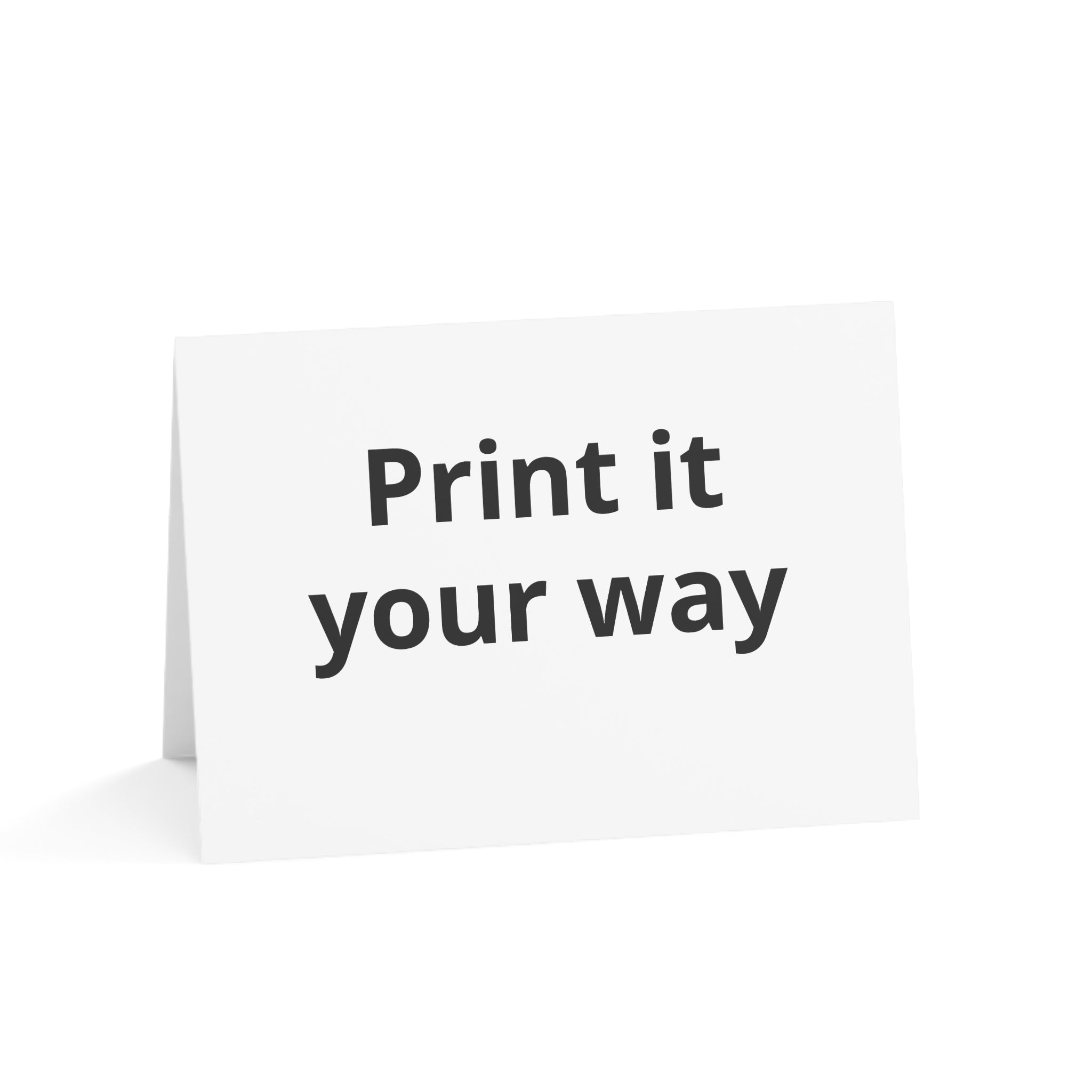 Custom Greeting Cards – Blank Folded Cards for Personalized Printing (1, 10, 30, 50 pcs)