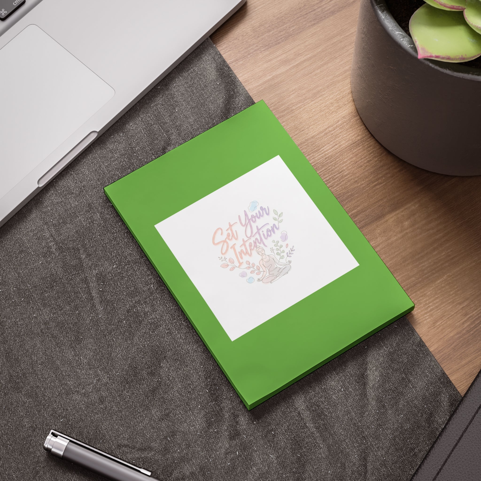 Set Your Intention Post-it Note Pads — Motivational Sticky Notes for Mindfulness & Planning