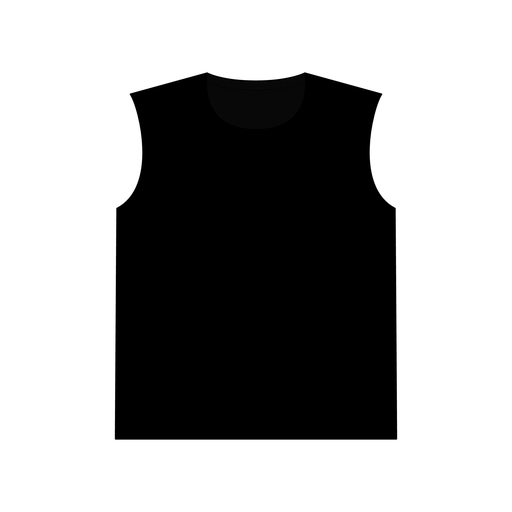 Custom Muscle Tank Top — Personalized Front Text & Back Photo Print