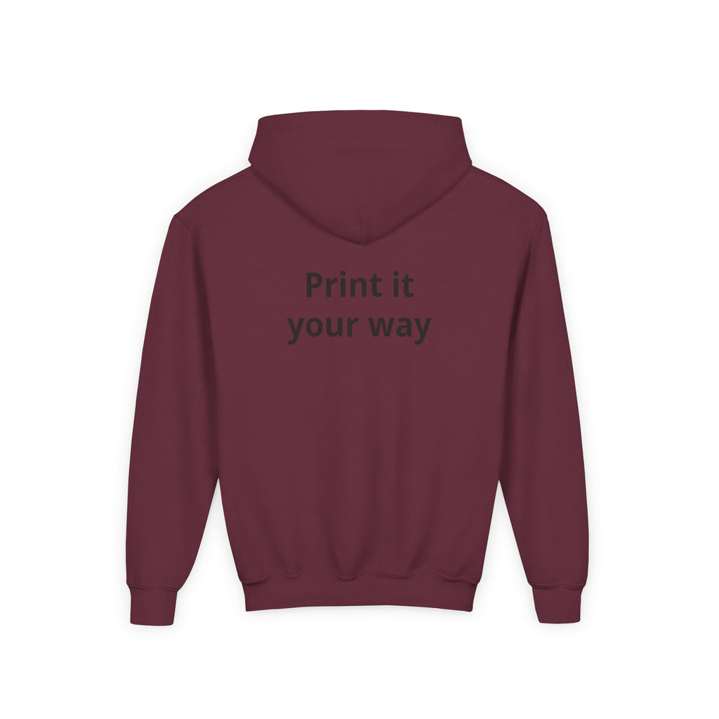Youth Hoodie — Heart Hands Photo Graphic Hooded Sweatshirt