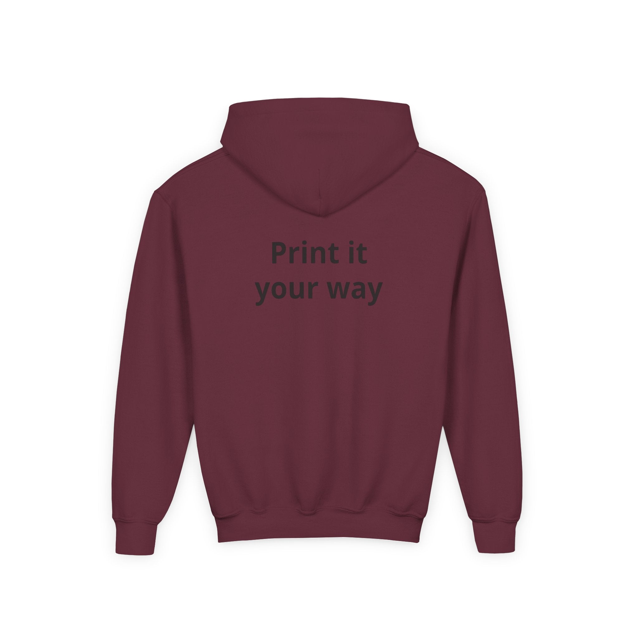 Youth Hoodie — Heart Hands Photo Graphic Hooded Sweatshirt