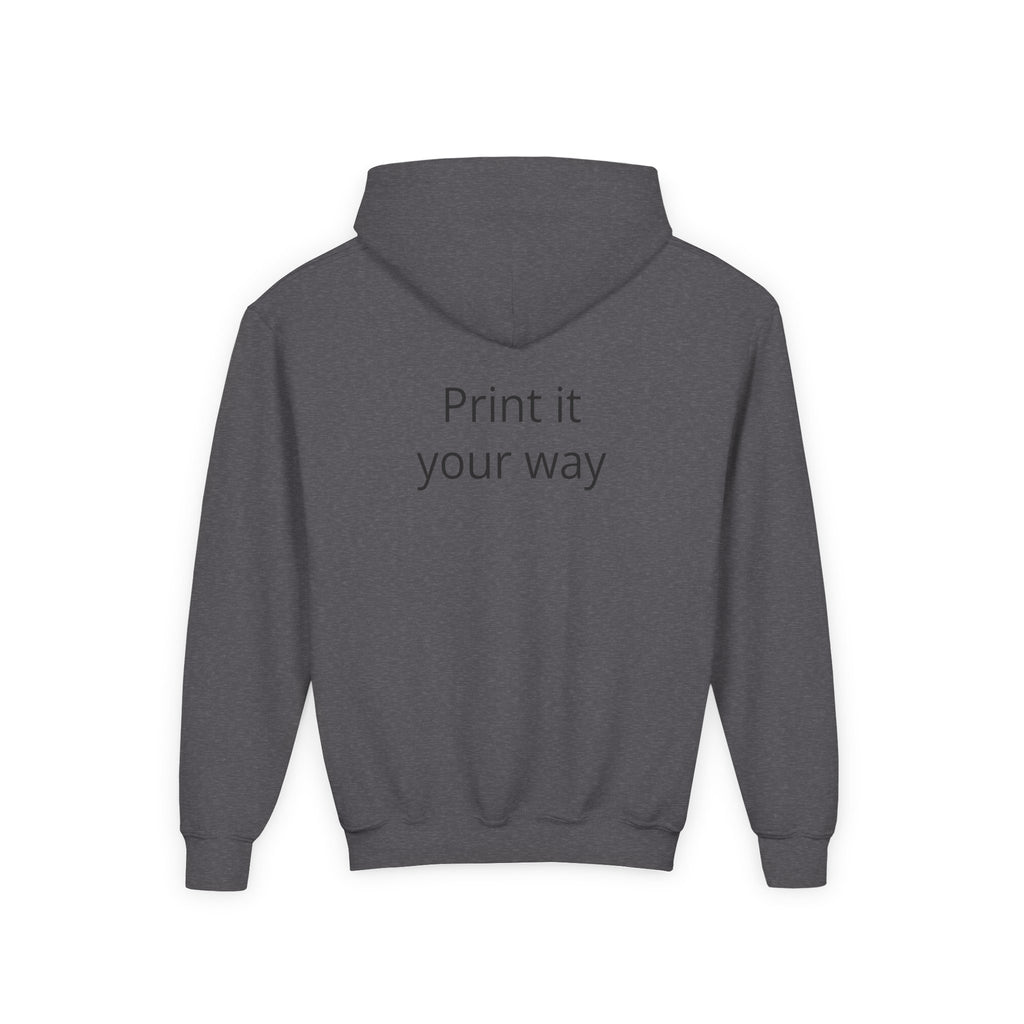 Youth Hoodie — Heart Hands Photo Graphic Hooded Sweatshirt