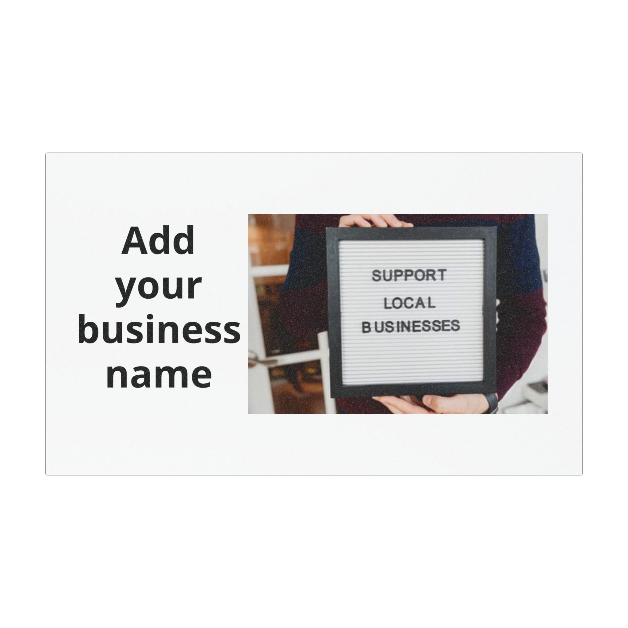 Custom Car Magnet — "Print It Your Way" Magnetic Vehicle Sign