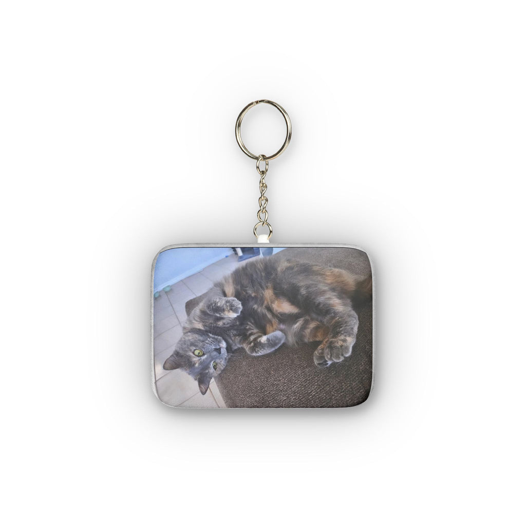 Custom Photo Mini Plush Keychain — Personalized Pet Picture Keyring