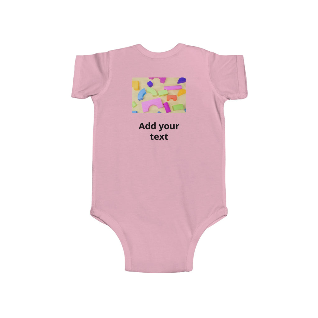 Personalized Infant Bodysuit - Custom Photo & Text Baby Onesie