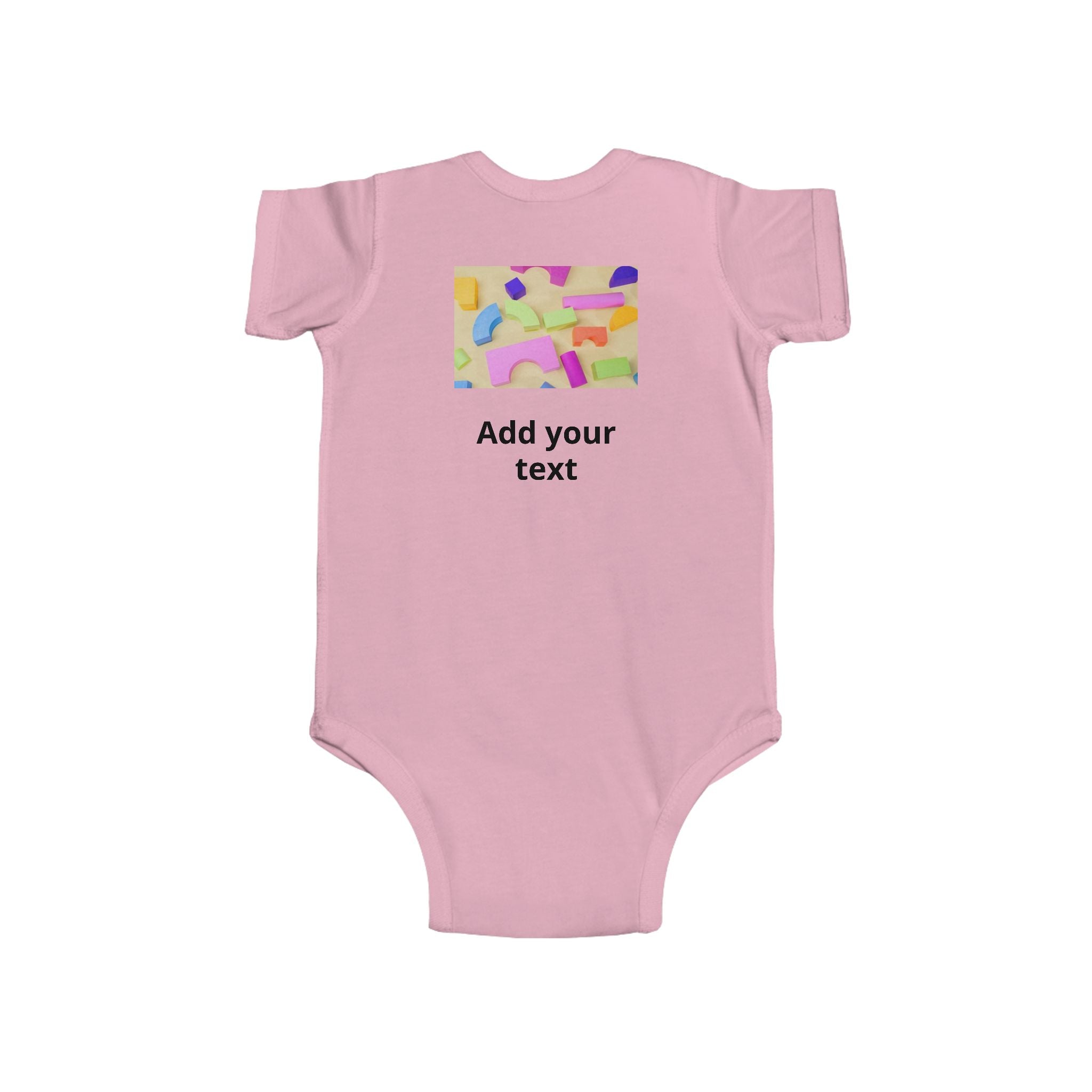 Personalized Infant Bodysuit - Custom Photo & Text Baby Onesie