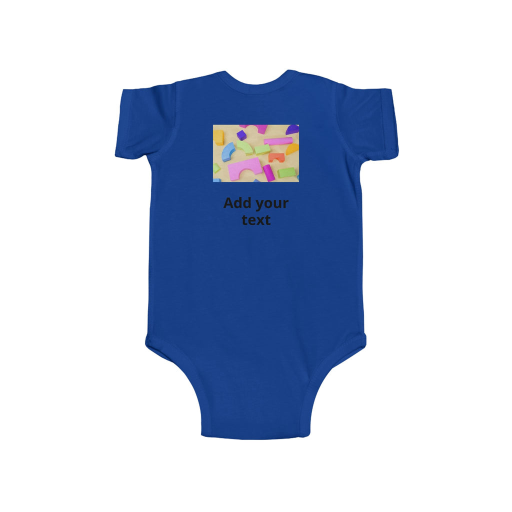 Personalized Infant Bodysuit - Custom Photo & Text Baby Onesie