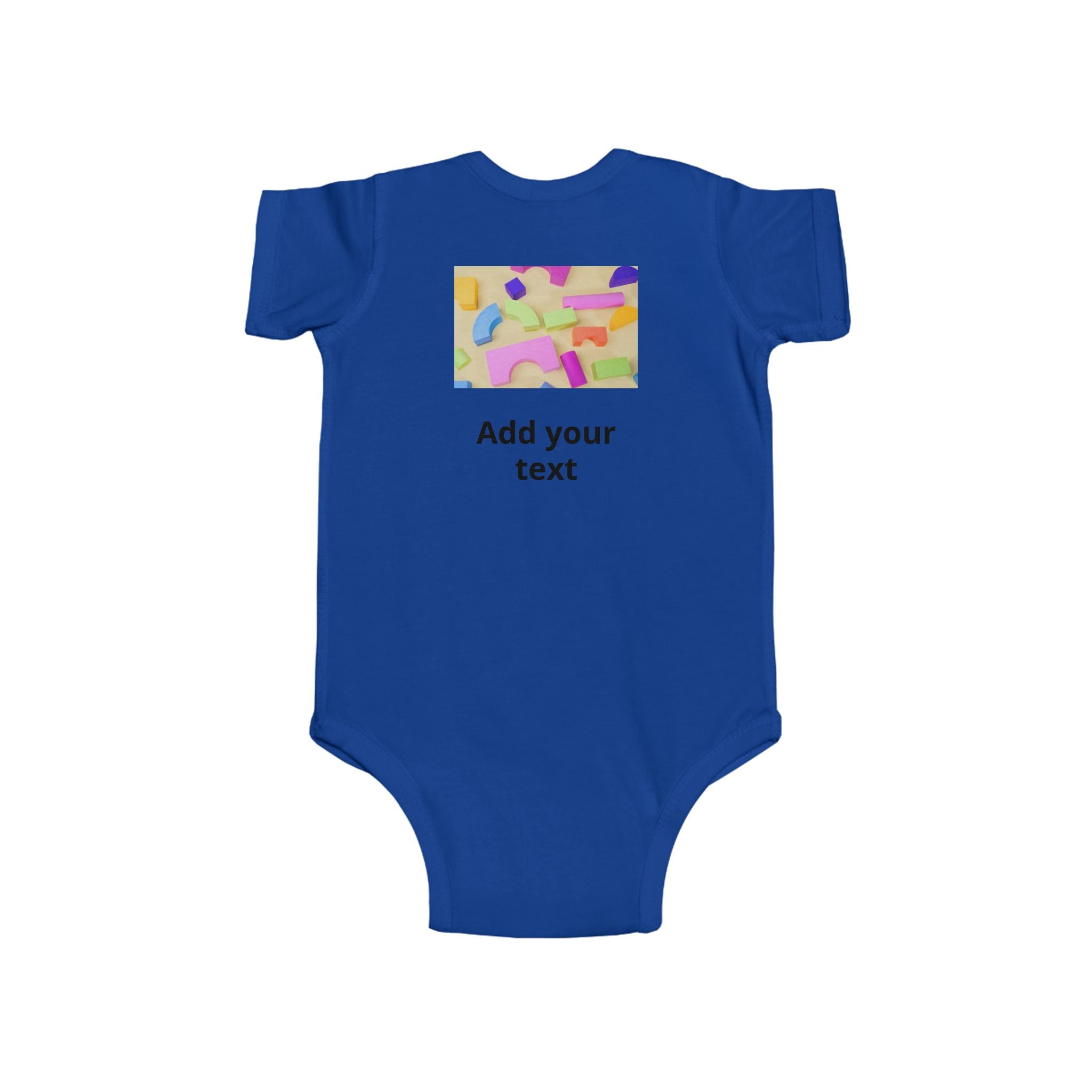 Personalized Infant Bodysuit - Custom Photo & Text Baby Onesie