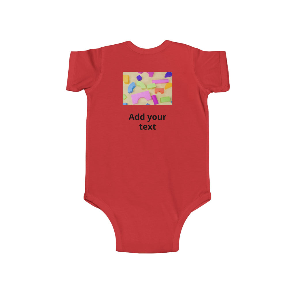 Personalized Infant Bodysuit - Custom Photo & Text Baby Onesie