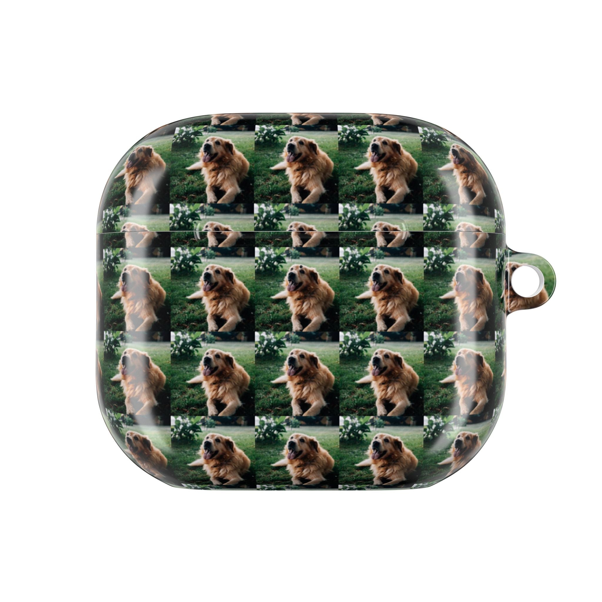Pet Photo Pattern AirPod Case — Custom Dog & Cat Collage Silicone Cover