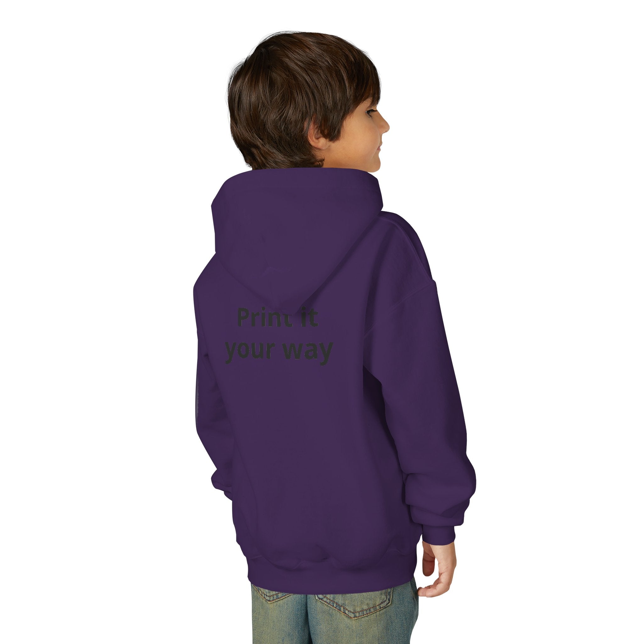Youth Hoodie — Heart Hands Photo Graphic Hooded Sweatshirt