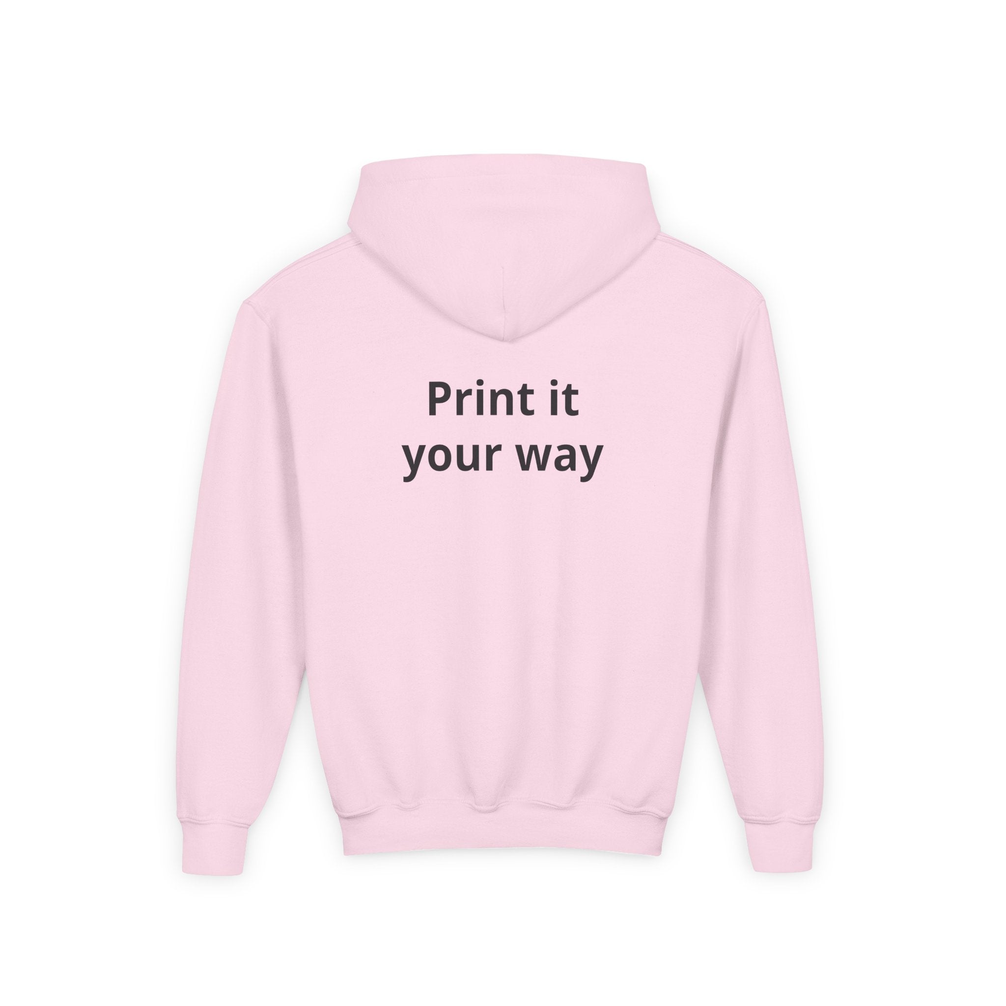 Youth Hoodie — Heart Hands Photo Graphic Hooded Sweatshirt