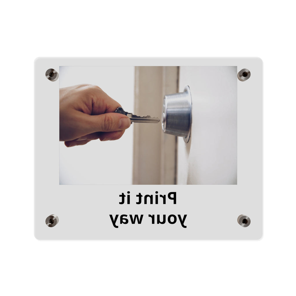Acrylic Wall Art Panel — Custom Photo "Print It Your Way" Modern Décor