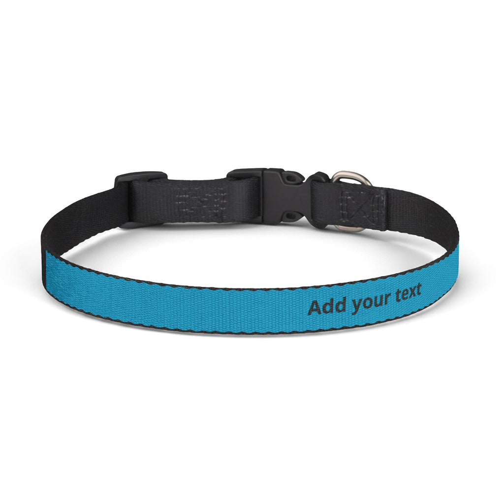 Personalized Clip-On Pet Collar — Custom Text Dog Collar, Lightweight Adjustable ID Collar