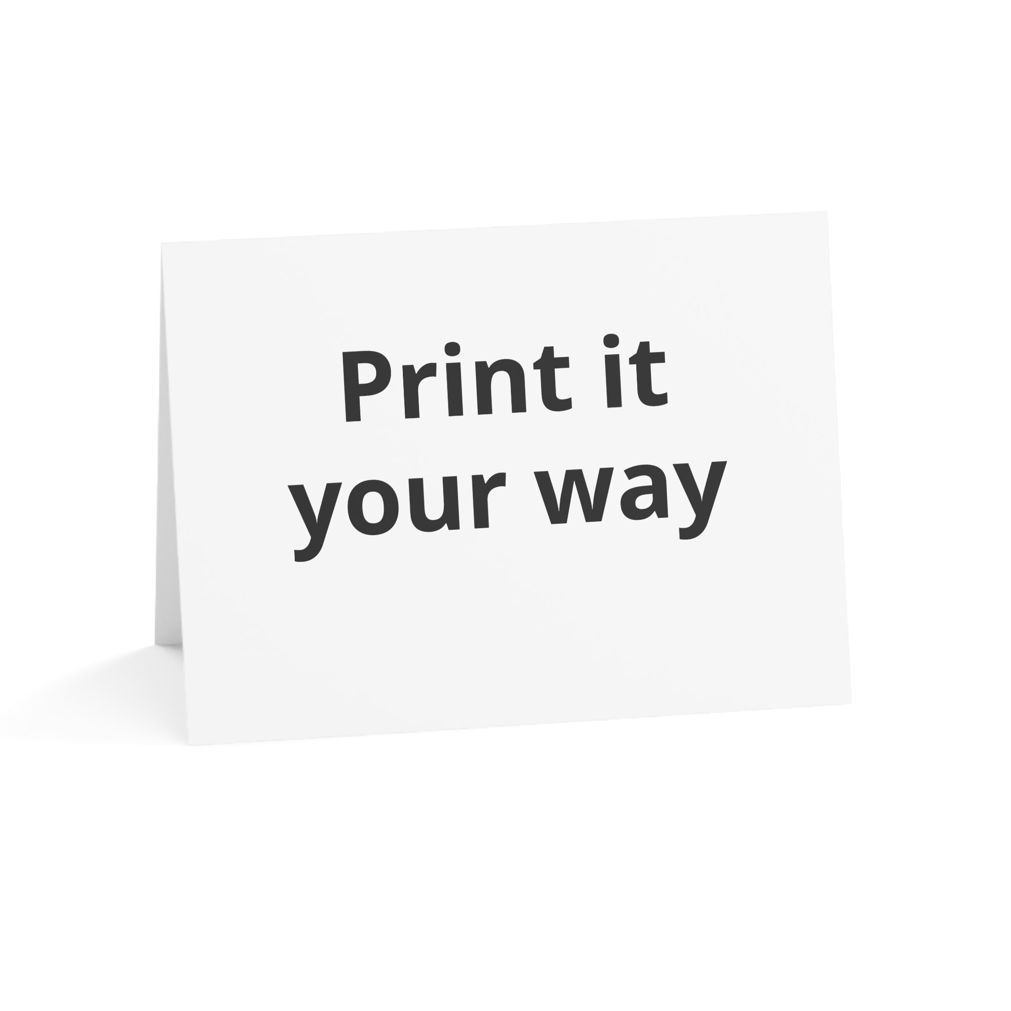 Custom Greeting Cards – Blank Folded Cards for Personalized Printing (1, 10, 30, 50 pcs)