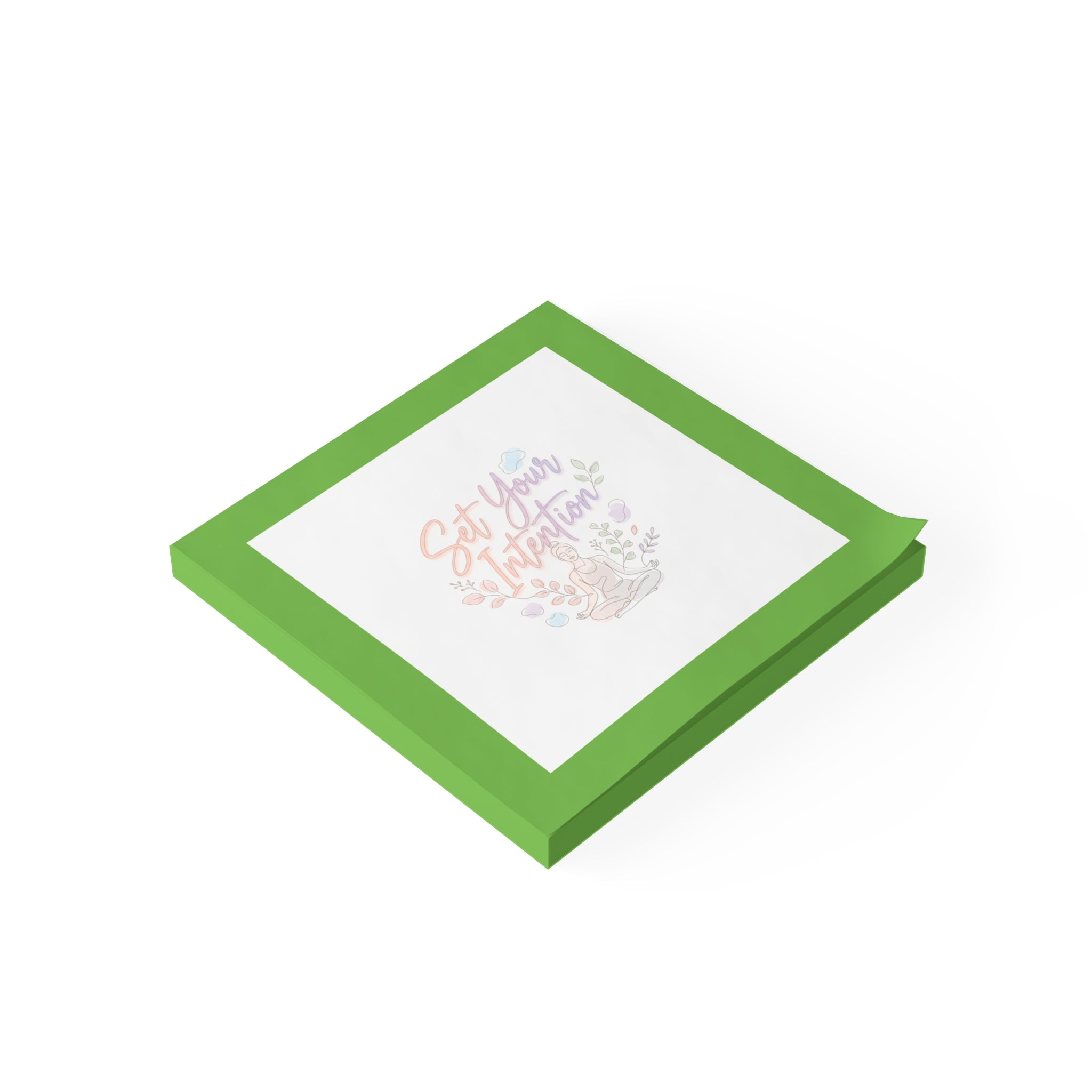 Set Your Intention Post-it Note Pads — Motivational Sticky Notes for Mindfulness & Planning