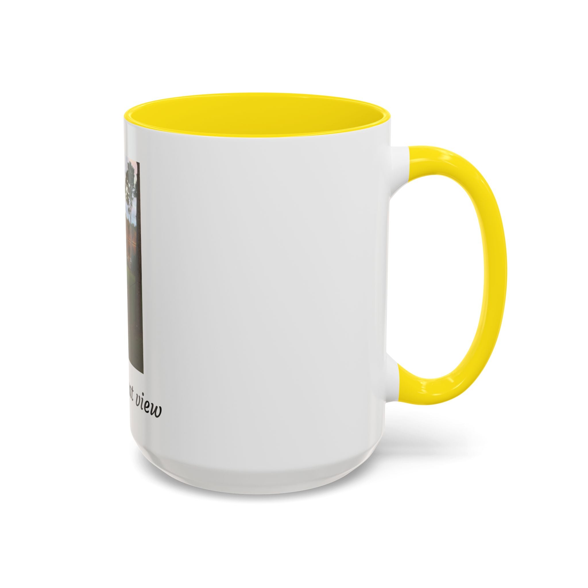 Drink to That View Coffee Mug — Scenic Lake Hammock Accent Mug