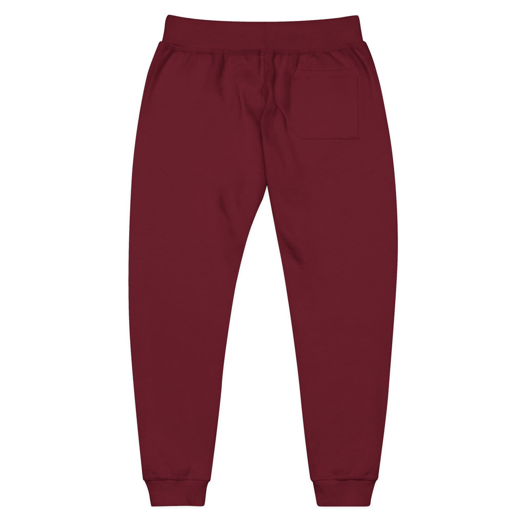 Embroidered Cozy Fleece Sweatpants — Coral Joggers with Pocket Patch — Christmas Gift for Him & Her | Fundraiser Event Gear