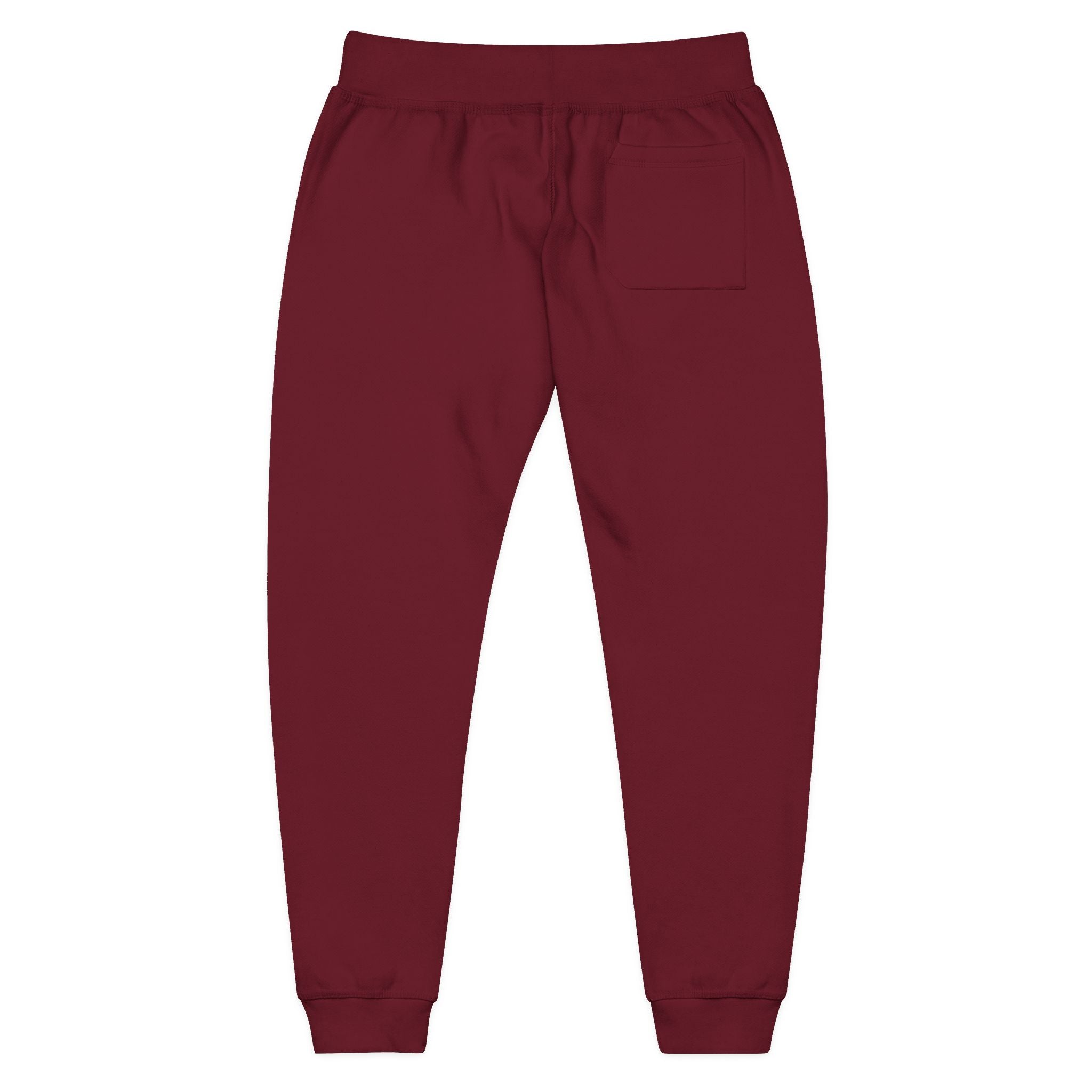 Embroidered Cozy Fleece Sweatpants — Coral Joggers with Pocket Patch — Christmas Gift for Him & Her | Fundraiser Event Gear