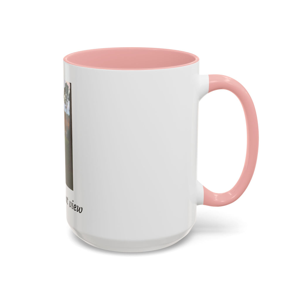 Drink to That View Coffee Mug — Scenic Lake Hammock Accent Mug