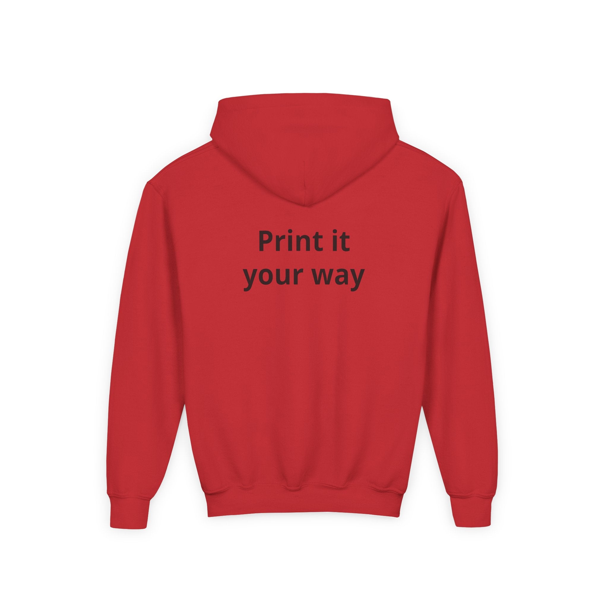 Youth Hoodie — Heart Hands Photo Graphic Hooded Sweatshirt