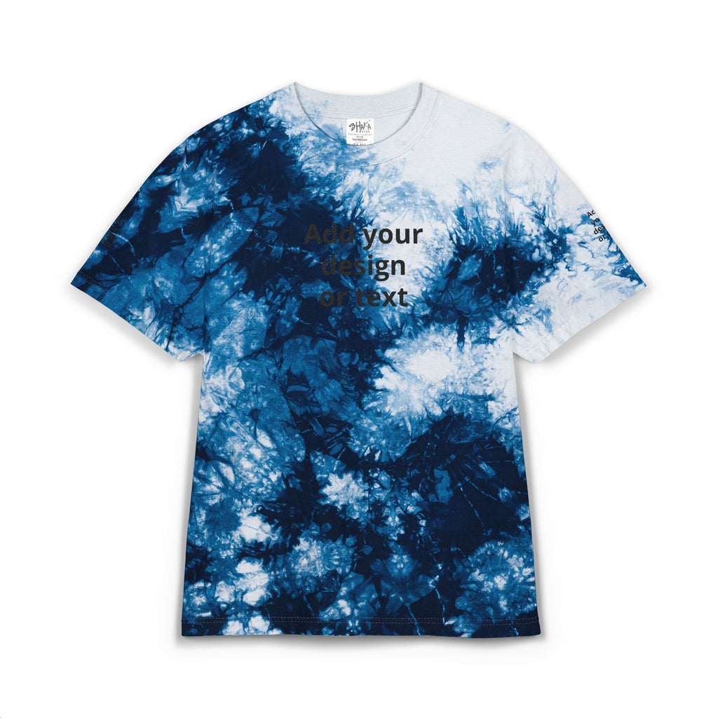 Tie-Dye Spiral Tee — Custom Embroidered Oversized T-Shirt
