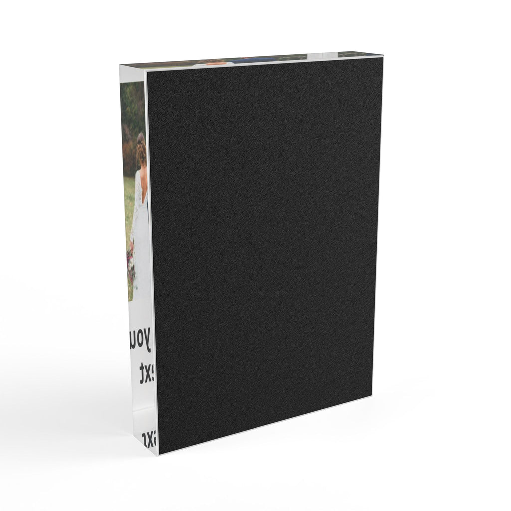 Acrylic Photo Block - Personalized Wedding Photo Display