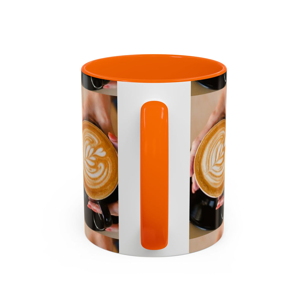 Latte Art Coffee Mug — Barista Hands Holding Latte (11/15 oz)