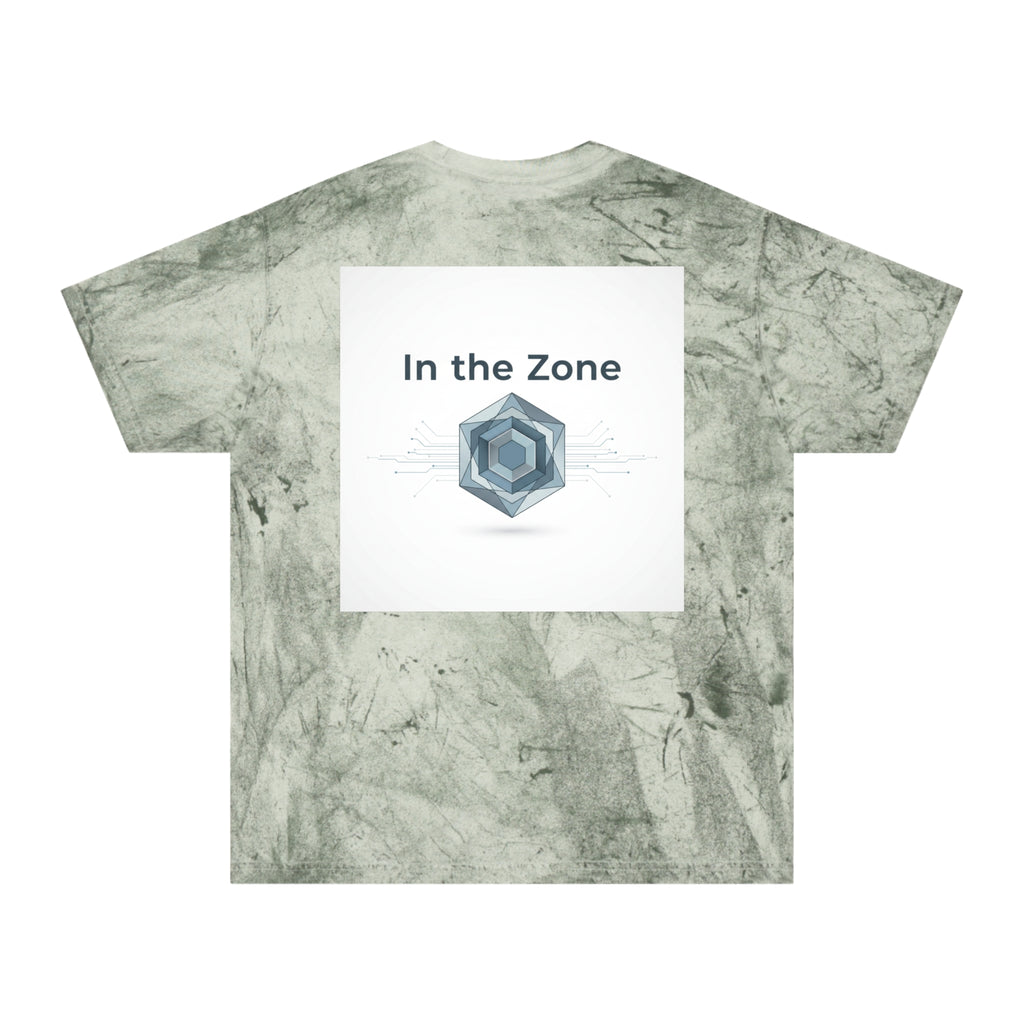 Tie-Dye Custom Text T-Shirt — "In the Zone" Graphic Tee