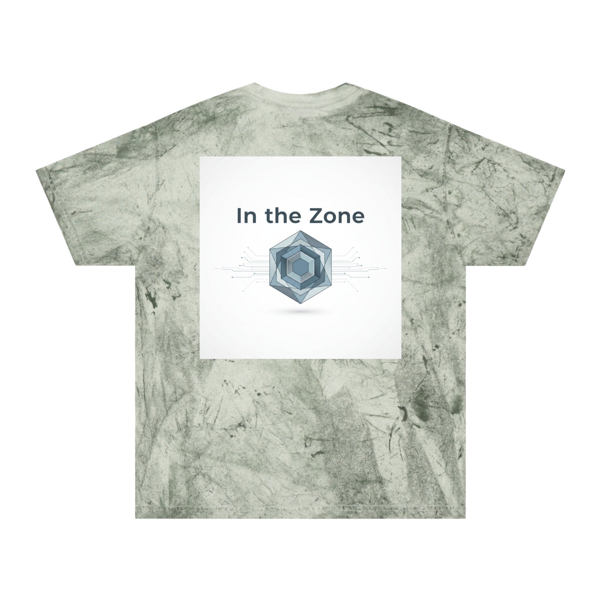 Tie-Dye Custom Text T-Shirt — "In the Zone" Graphic Tee