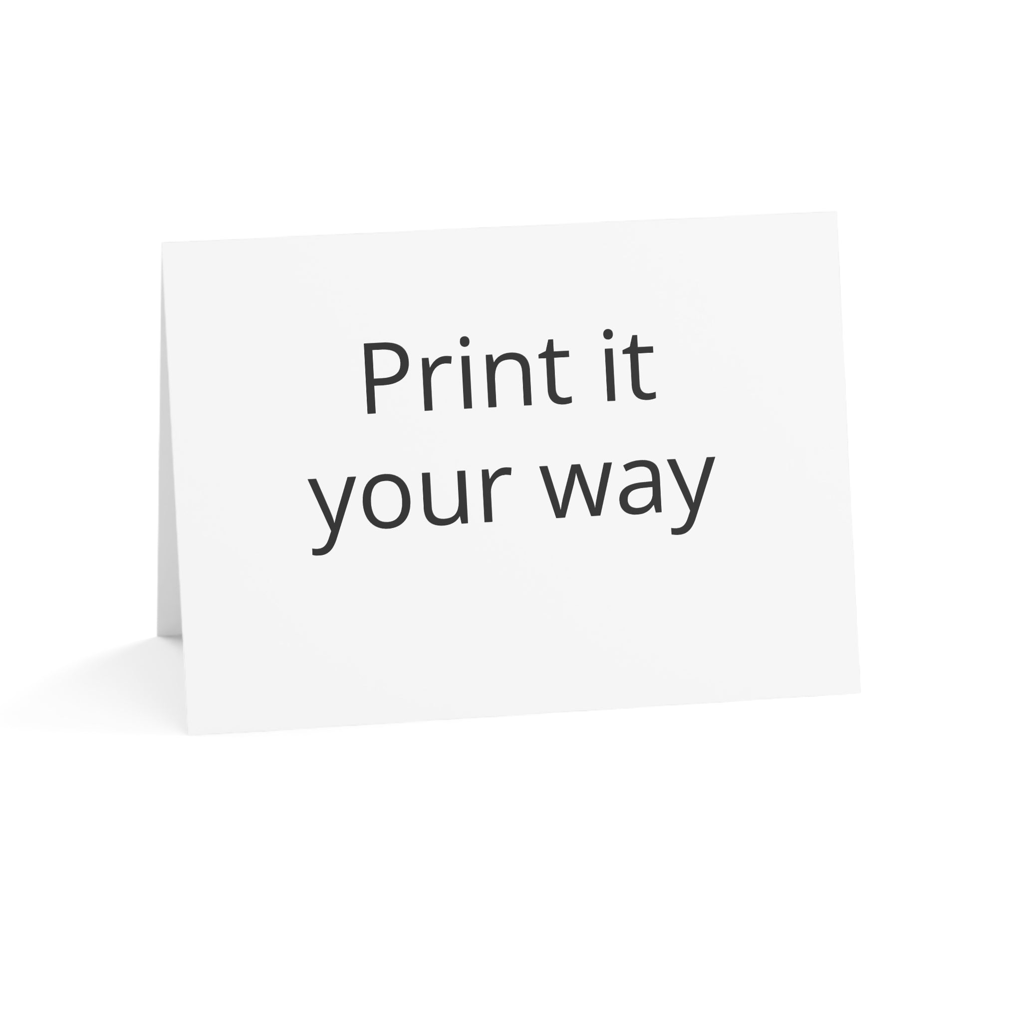 Custom Greeting Cards – Blank Folded Cards for Personalized Printing (1, 10, 30, 50 pcs)