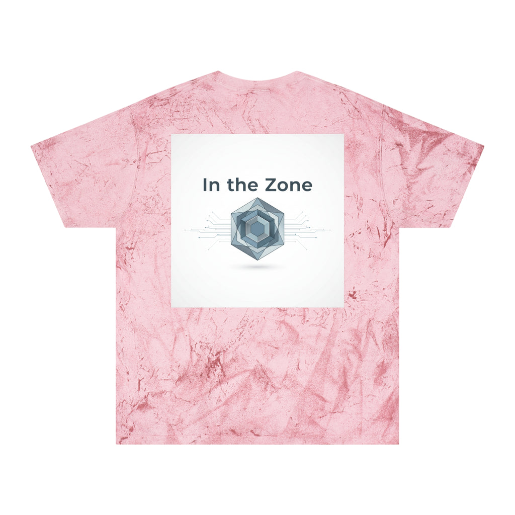 Tie-Dye Custom Text T-Shirt — "In the Zone" Graphic Tee