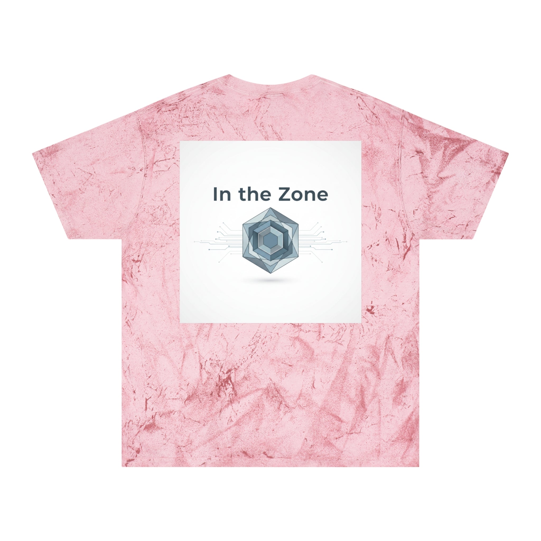 Tie-Dye Custom Text T-Shirt — "In the Zone" Graphic Tee