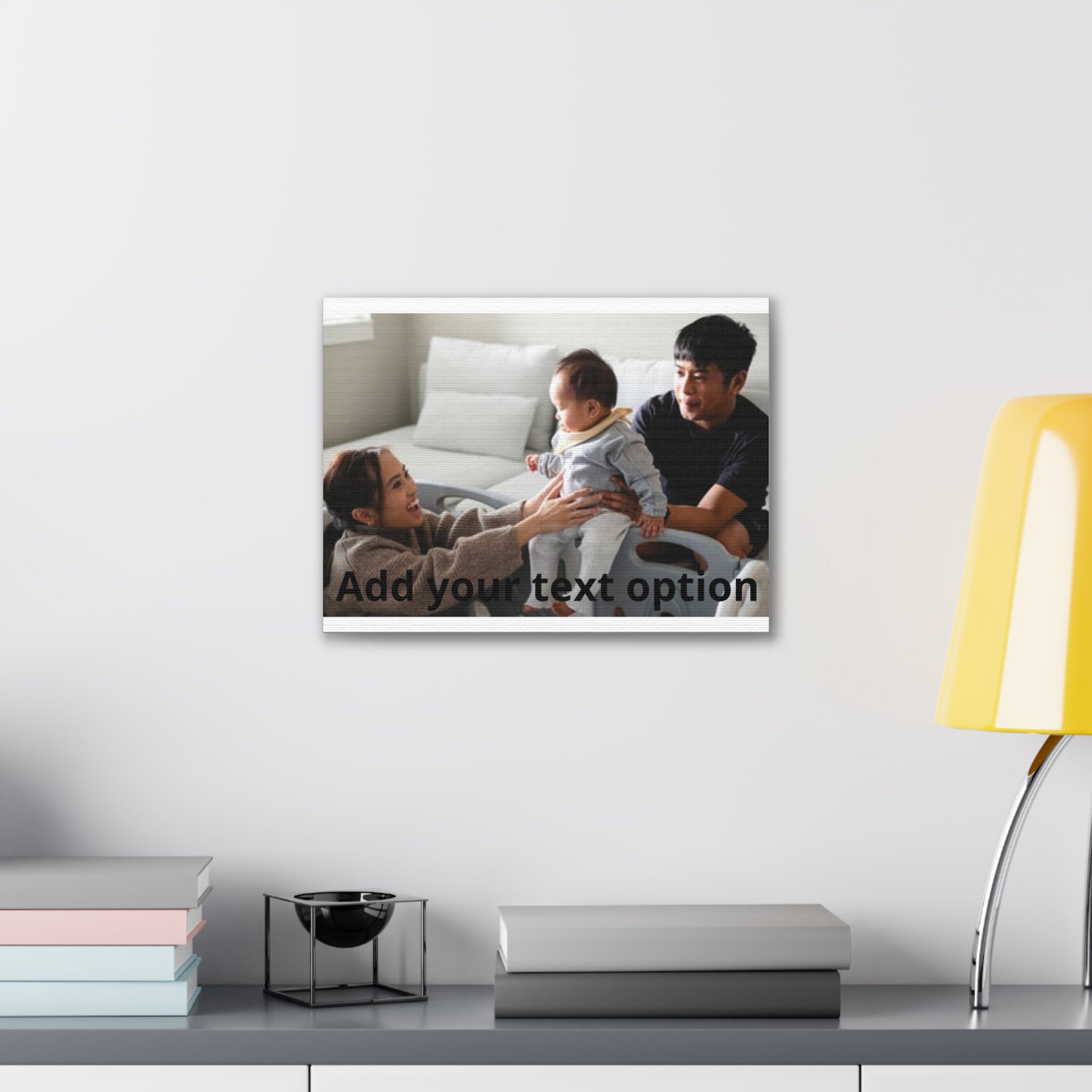 Family Photo Canvas Print — Stretched 0.75" Wall Art (Custom Photo)