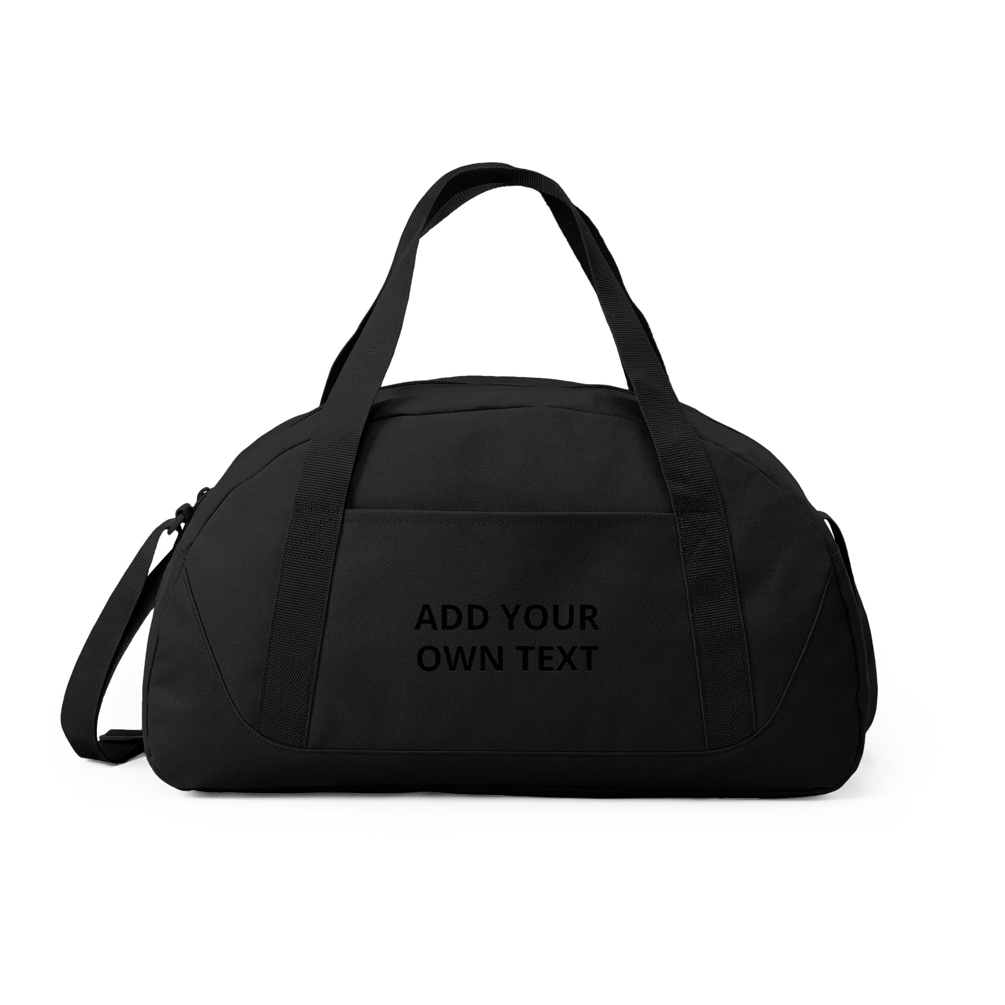Black Access Dome Duffel Bag — Spacious Travel & Gym Weekender