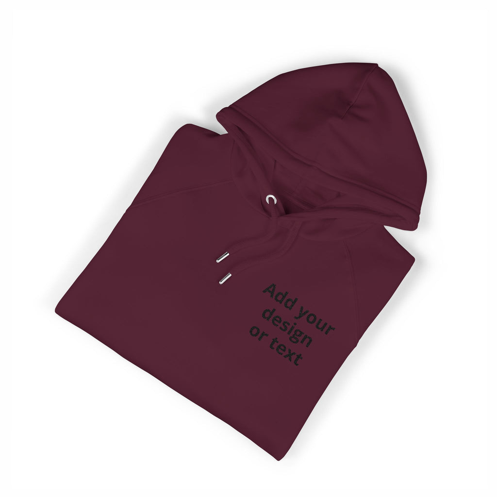 Eco Raglan Hoodie — Custom Embroidered Chest & Sleeve Design