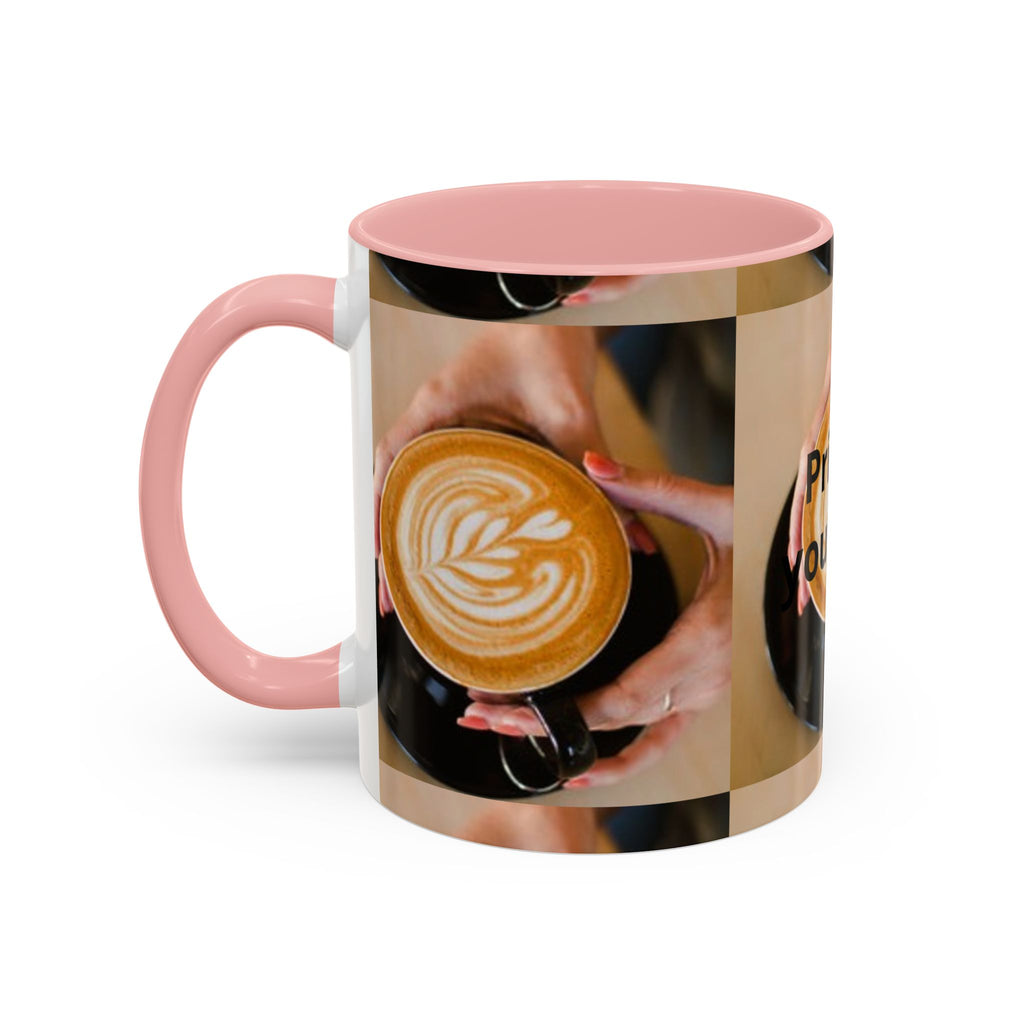 Latte Art Coffee Mug — Barista Hands Holding Latte (11/15 oz)
