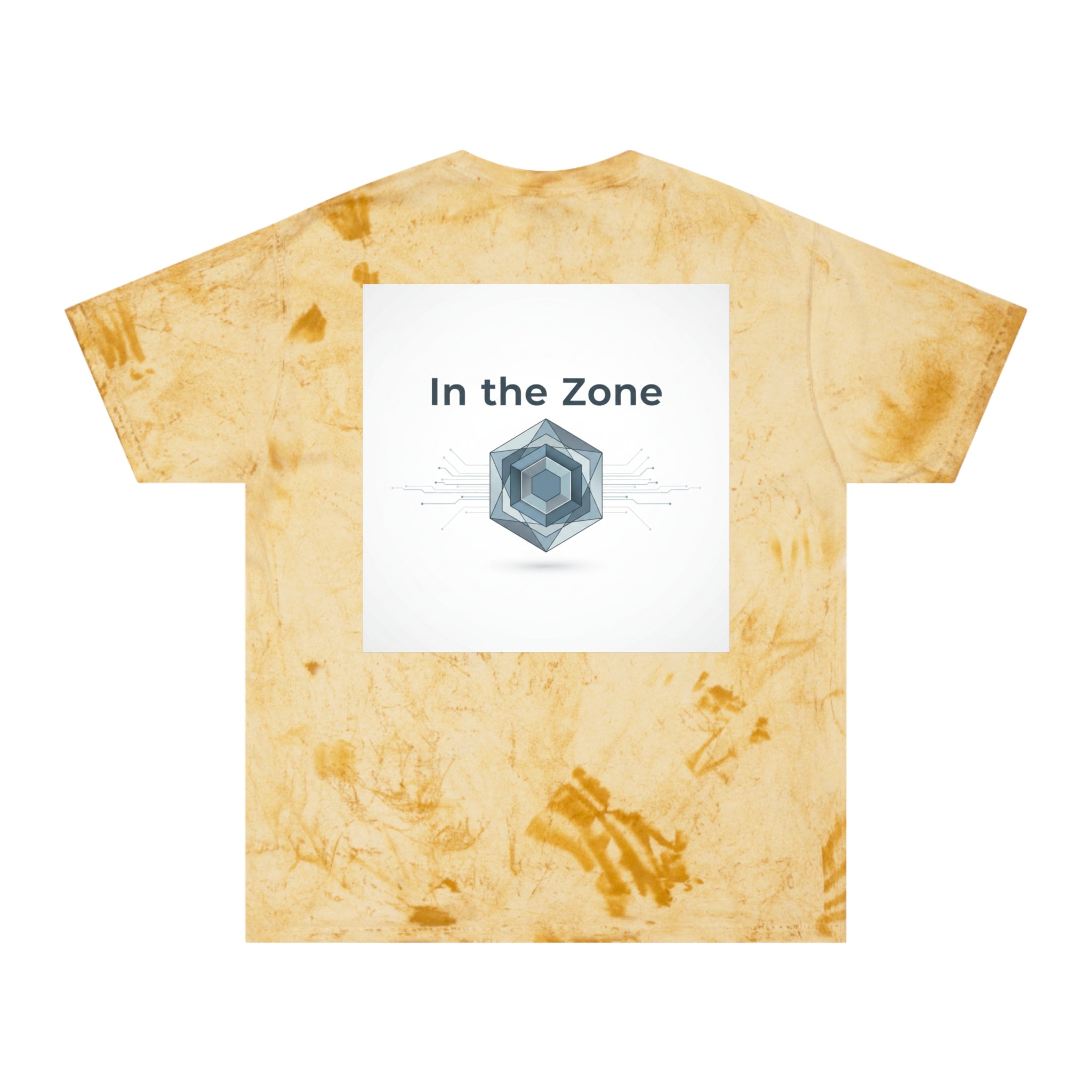 Tie-Dye Custom Text T-Shirt — "In the Zone" Graphic Tee