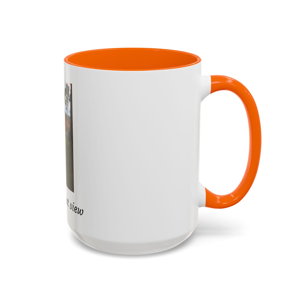 Drink to That View Coffee Mug — Scenic Lake Hammock Accent Mug