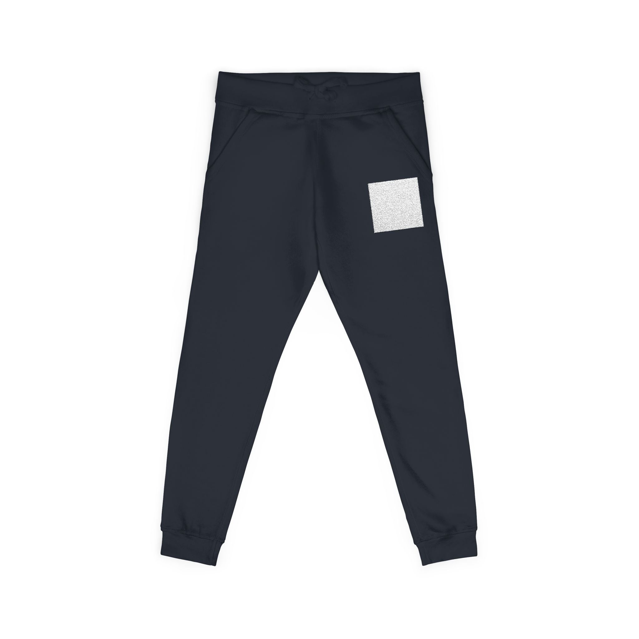 Embroidered Cozy Fleece Sweatpants — Coral Joggers with Pocket Patch — Christmas Gift for Him & Her | Fundraiser Event Gear